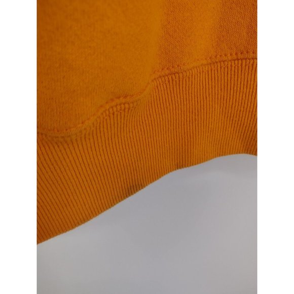 Vintage 90s Laughlin NV Nutmeg Mills Palm Trees Orange Crewneck Sweatshirt Men L - Picture 7 of 8